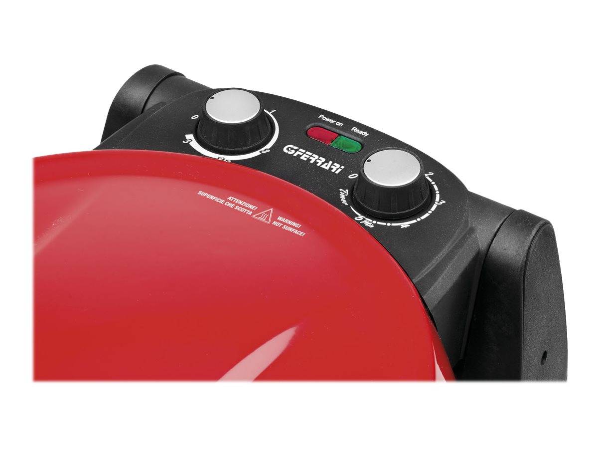 G3 Ferrari G10032 Pizzeria Snack Napoletana - Pizzaofen - 1.2 kW - Rot/Schwarz-2