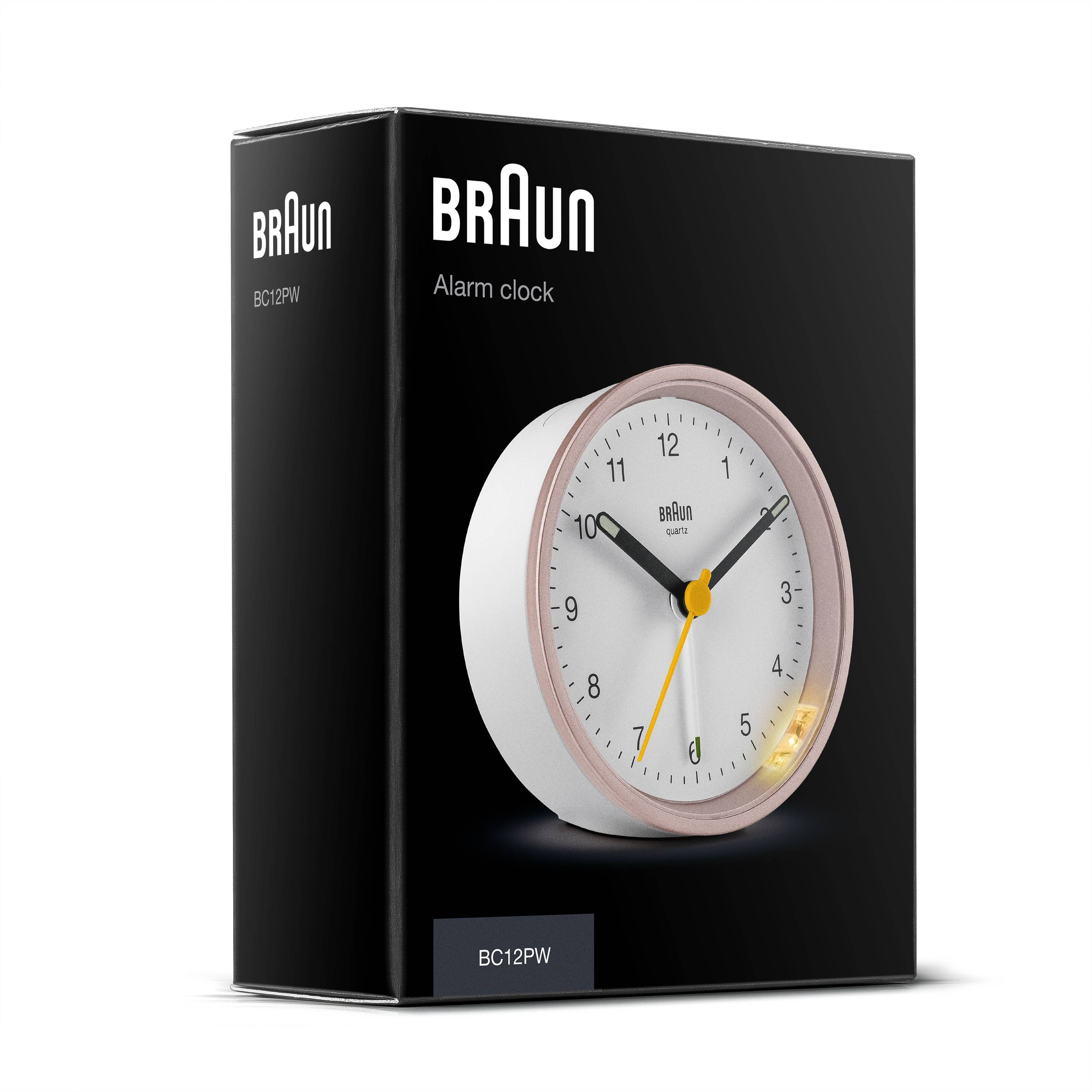 BRAUN Quarzwecker BC12PW pink/weiß-4