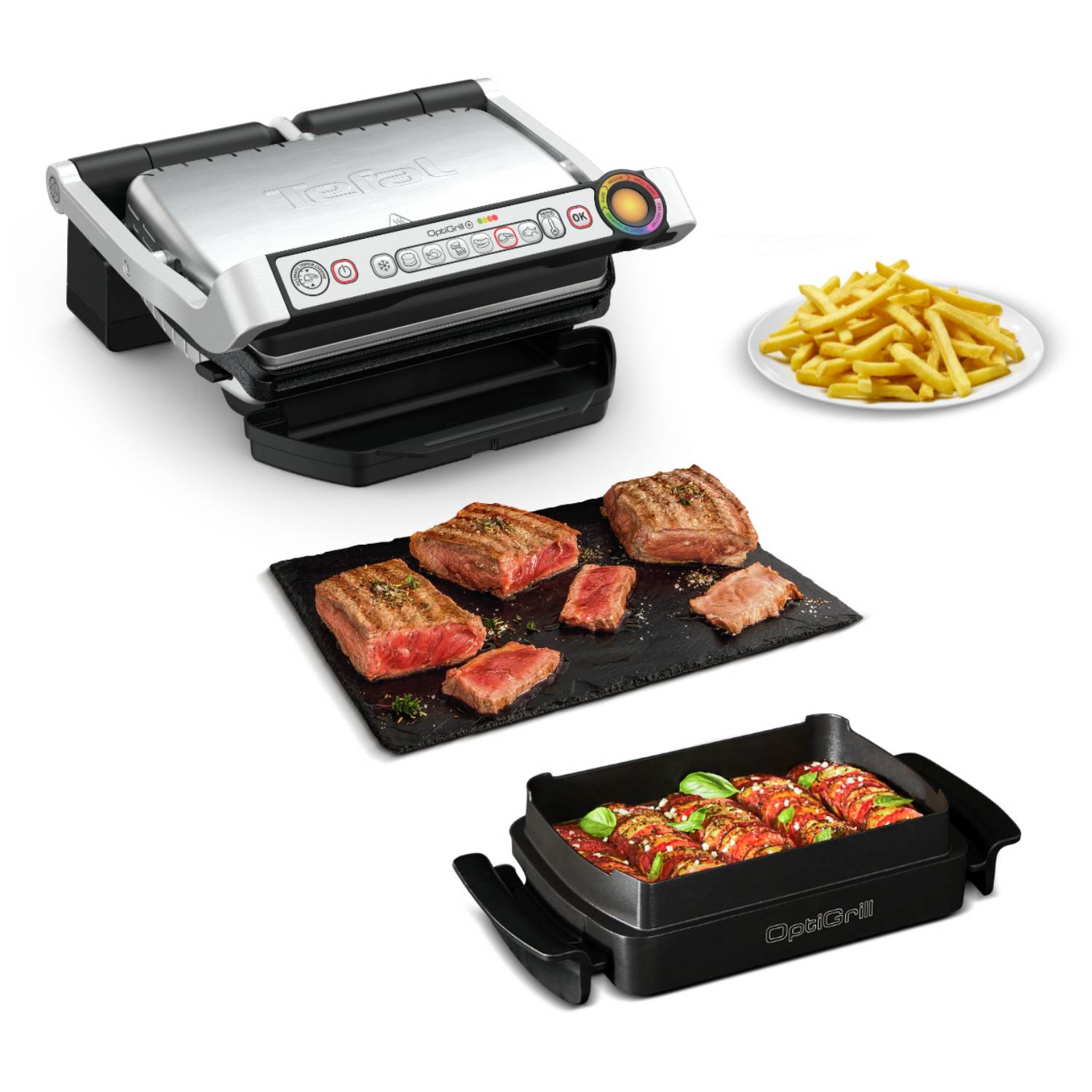 TEFAL OptiGrill+ GC714D - Grill - elektrisch - 600 qcm-1