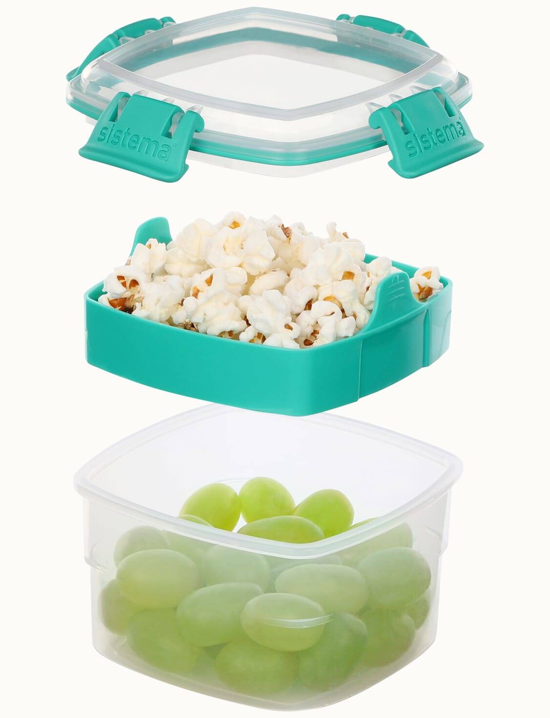 Sistema Plastics Frischhaltedose Snacks TO GO 400 ml mintgrün-2