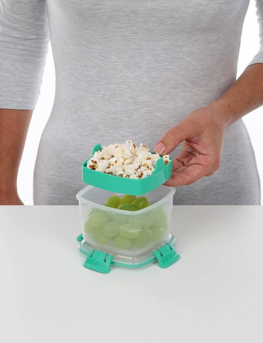Sistema Plastics Frischhaltedose Snacks TO GO 400 ml mintgrün-4