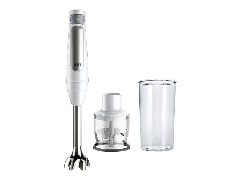 Braun Multiquick 7 MQ7020 WH Handmixer 1000 W Premium White/Edelstahl gebürstet-1