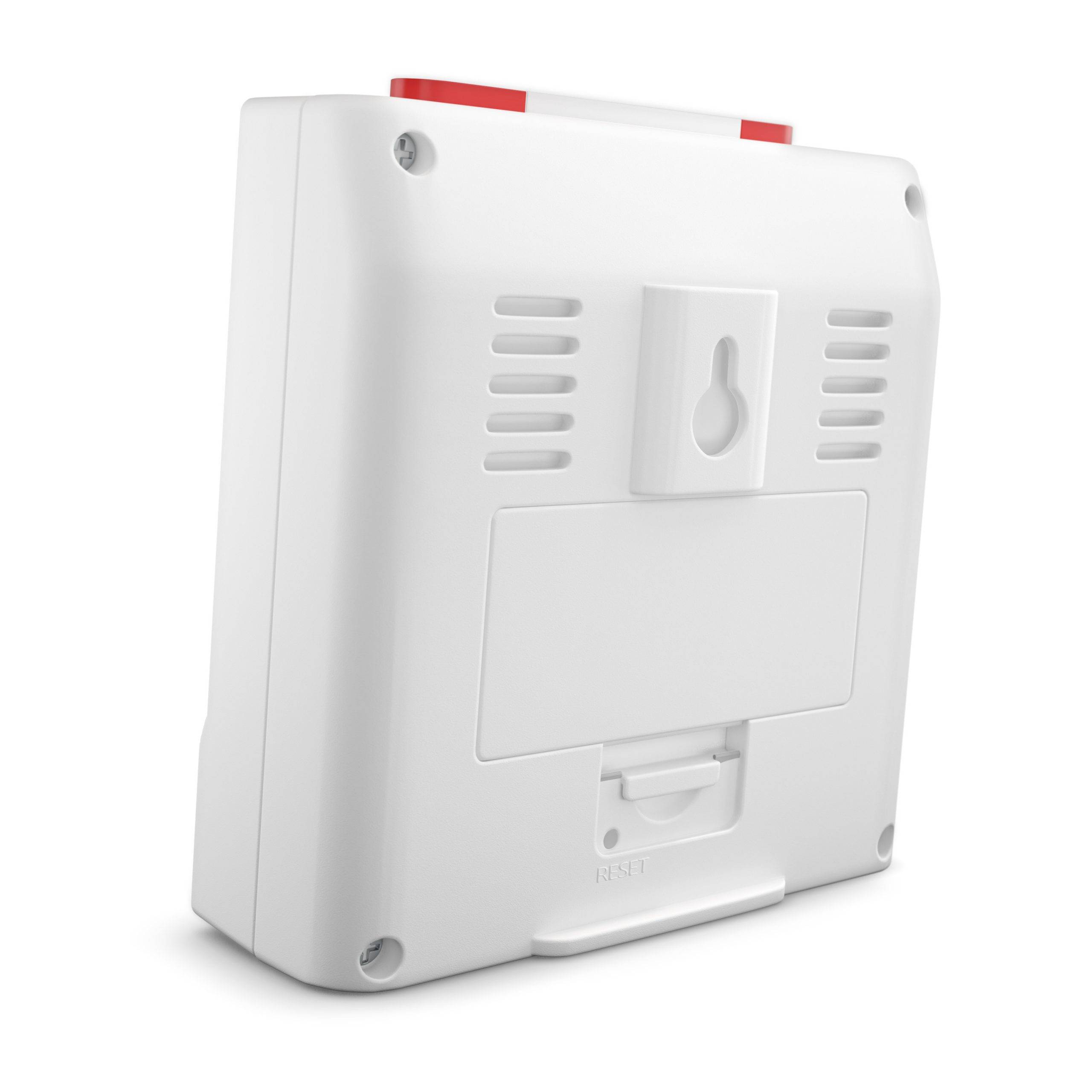 Mebus 56813, Digitaler Wecker, Rechteck, Weiß, 12/24 h, F, °C, Weiß-4