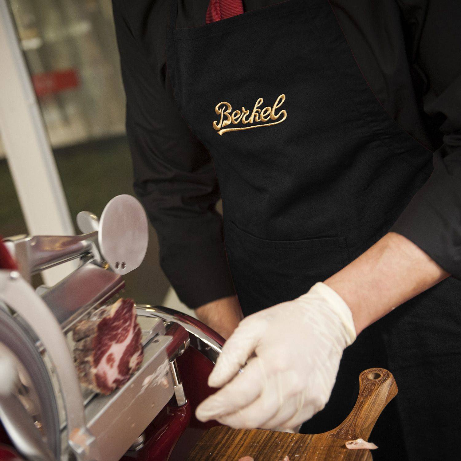Berkel Küchenschürze - Schwarz/Gold-2