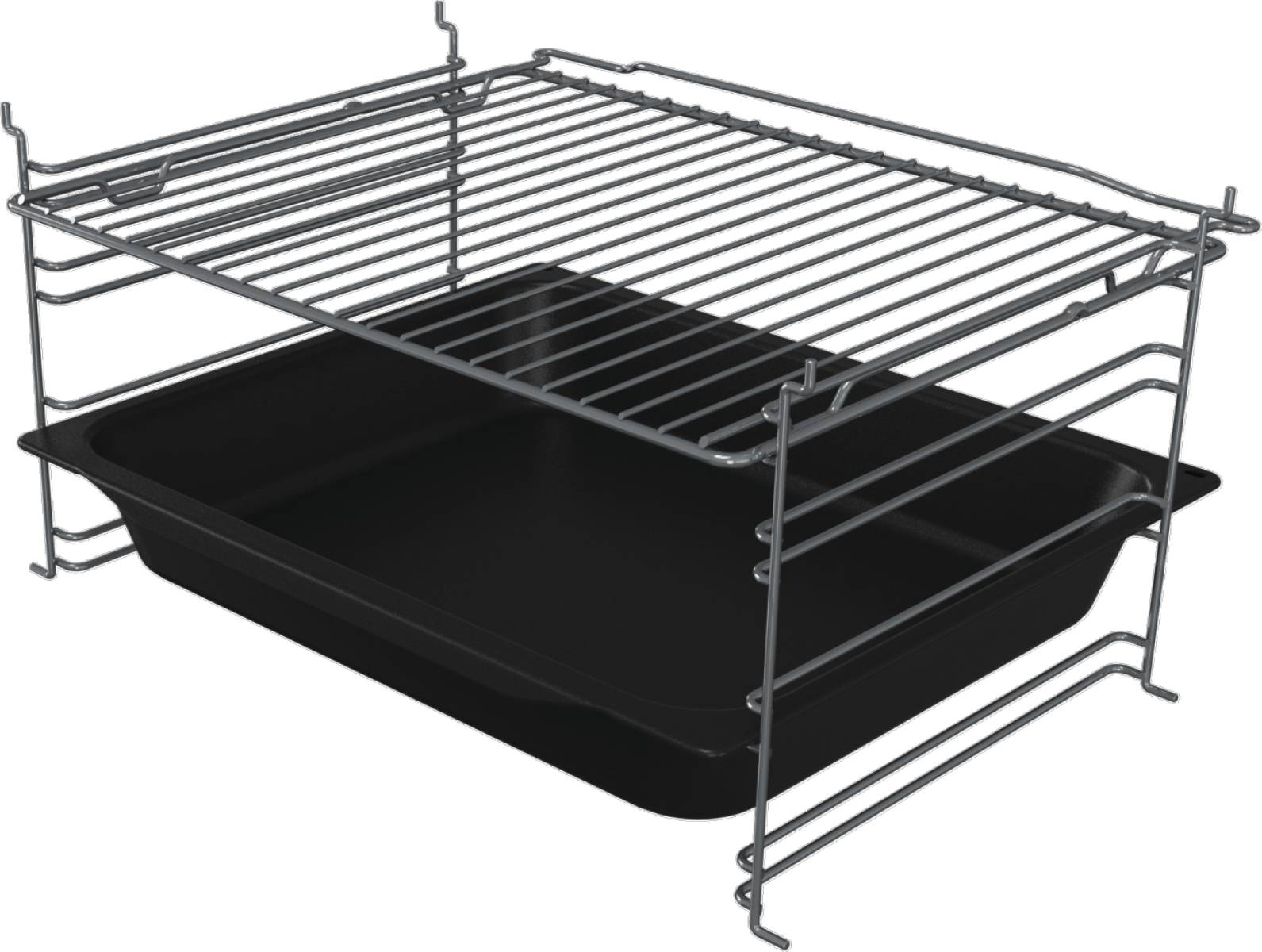 Gorenje GE5A23WH Elektroherd, Freistehender Herd, Weiß, Drehregler, Weiß, Metall, Versiegelte Platte-2