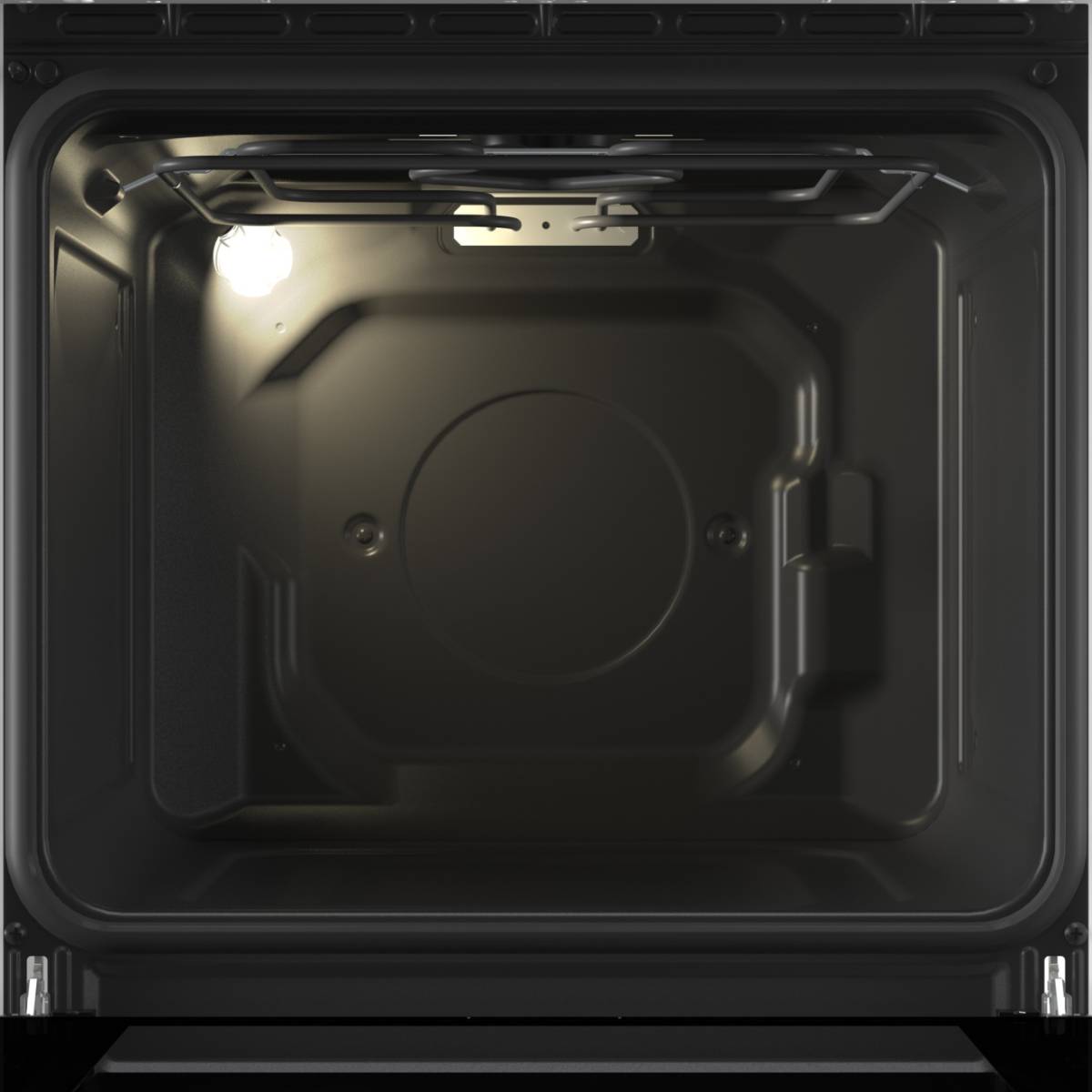 Gorenje GE5A23WH Elektroherd, Freistehender Herd, Weiß, Drehregler, Weiß, Metall, Versiegelte Platte-3