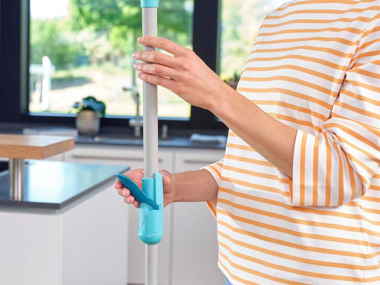 Leifheit 52120, Mop & bucket set, 6 l, Blau, Grün, Einzeltank, 1400 mm, 3 Stück(e)-3