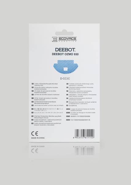 ECOVACS D-CC3C - Reinigungstuch - für Robotik-Staubsauger (Packung mit 3)-1