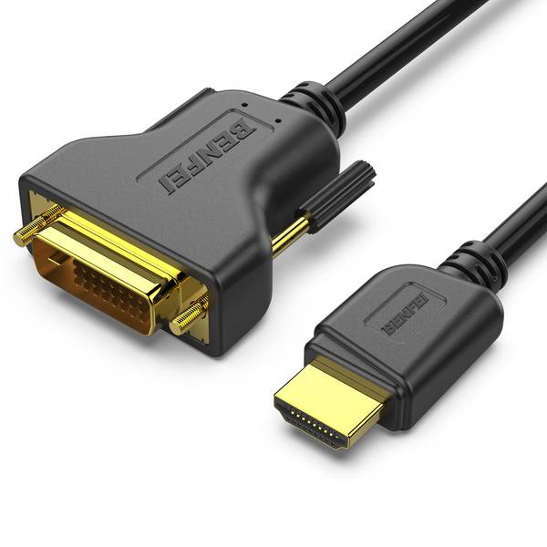 BENFEI HDMI auf DVI 1.8 Meter Kabel mit 1080P High Speed Adapter