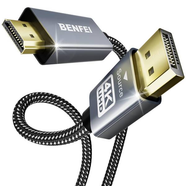 BENFEI 4K DisplayPort auf HDMI Kabel 1,8M
