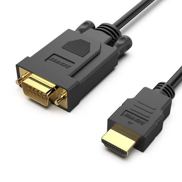 BENFEI HDMI zu VGA Konverter-Kabel 4,5M, Unidirektional HDMI zu VGA D-SUB 15 Pin M/M