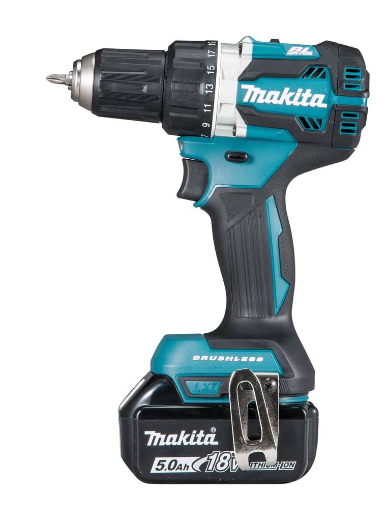 Makita Akku-Bohrschrauber 18V DDF484RT3J **Set inkl.Akku(3X5Ah)Ladegerät u.Makpac Werkzeug-0