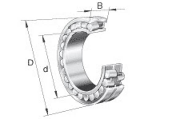 FAG 23028-E1A-K-M Pendelrollenlager