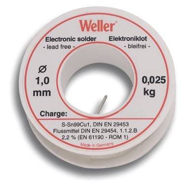 Weller Consumer Lötzinn EL99, 1,0 mm, 25 g-0