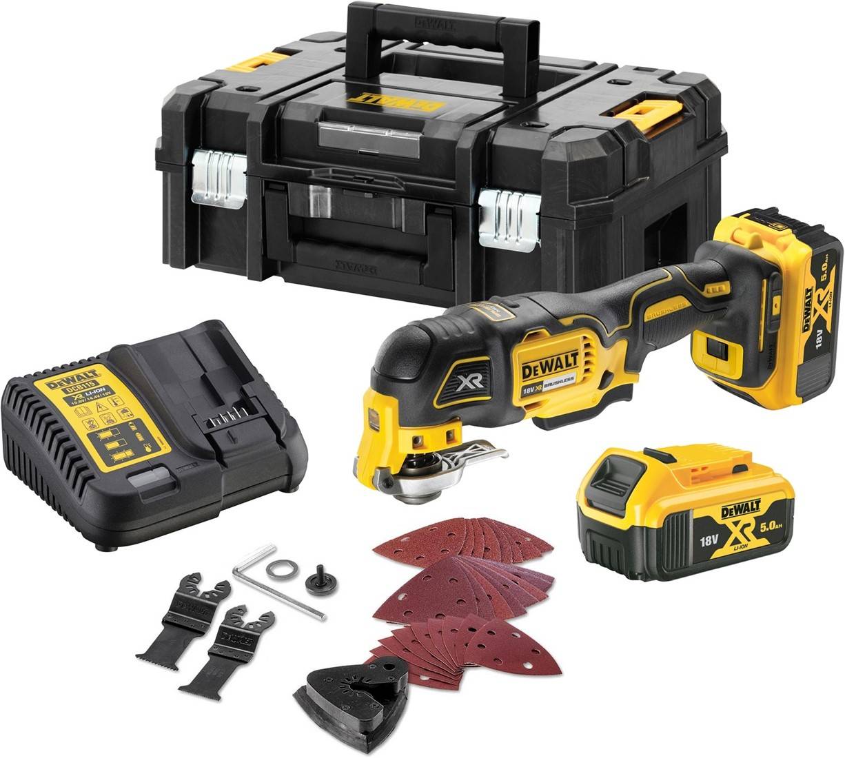 Multifunktionsværktøj DeWalt DCS356P2-QW 18V-0