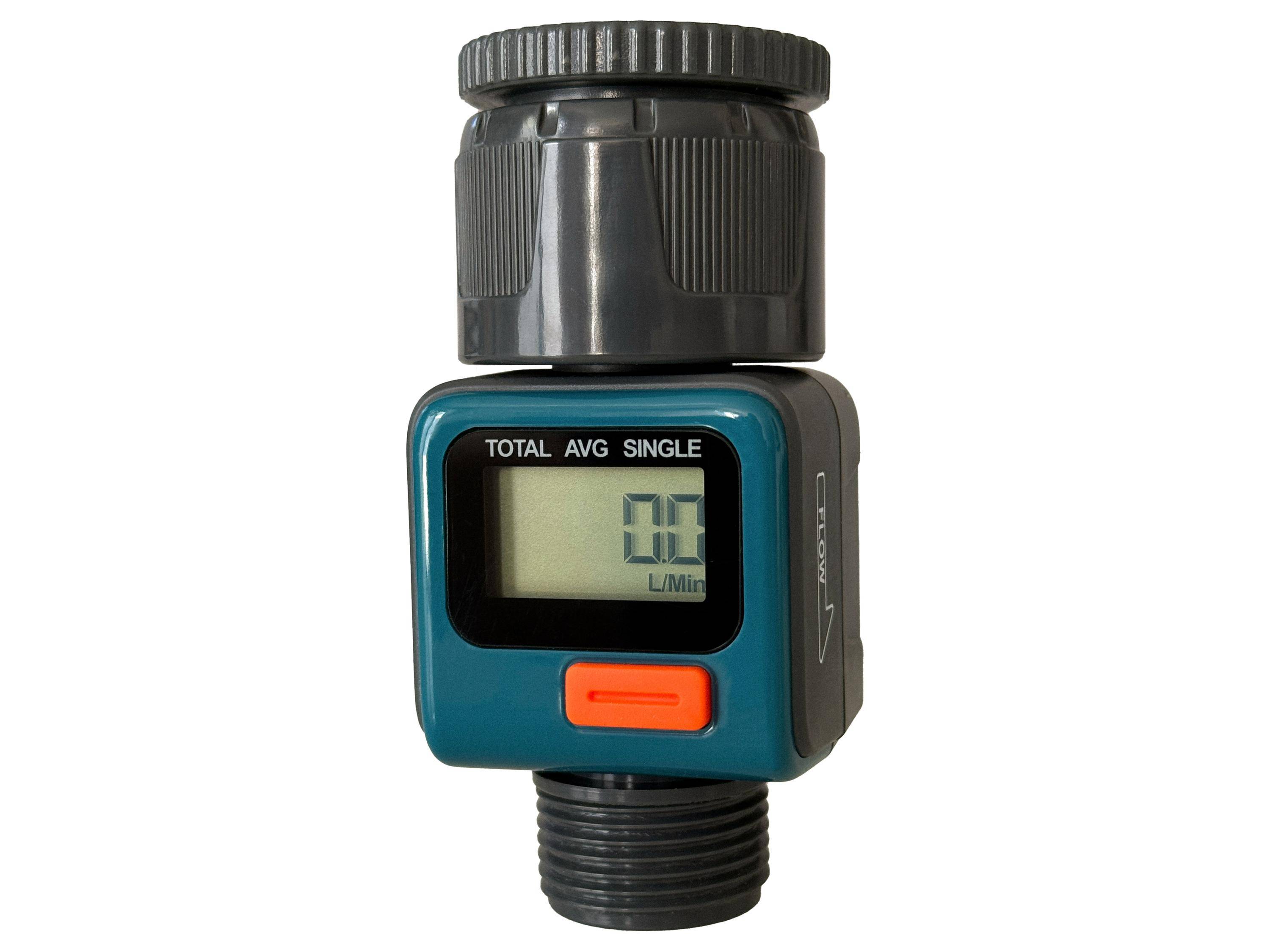 DAYGREEN Digitaler Wasserzähler DH-WT004, mit Adapter 1" u. 3/4"-0