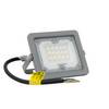 LUXULA LED Außenstrahler 10W 4000K Neutralweiß 900lm Fluter IP65 Aluminium Grau