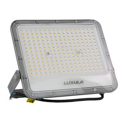 LUXULA LED Außenstrahler 150W 4000K Neutralweiß 18500lm Fluter IP65 Aluminium Grau-0