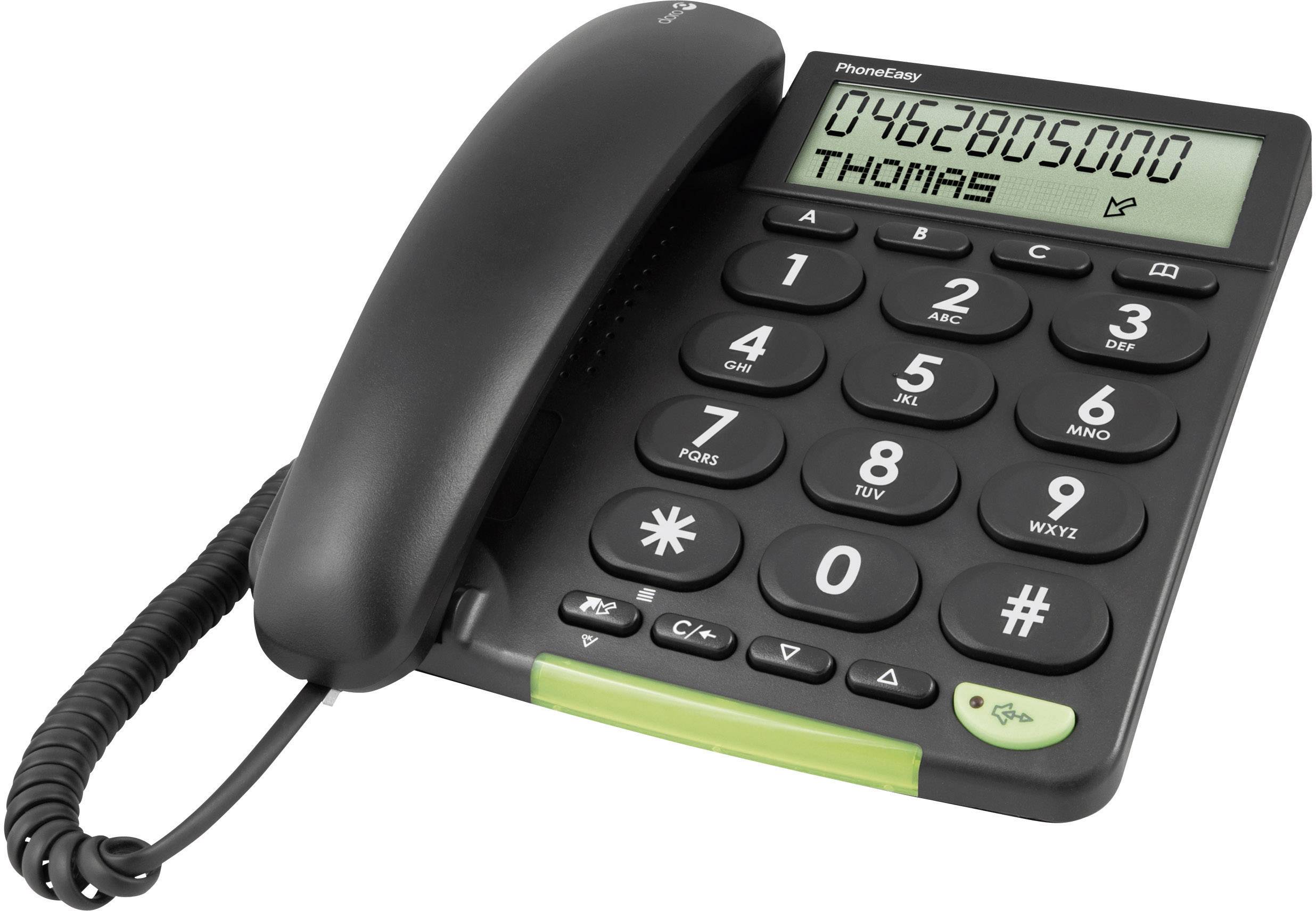 DORO PhoneEasy 312cs - Telefon mit Schnur mit Rufnummernanzeige-0