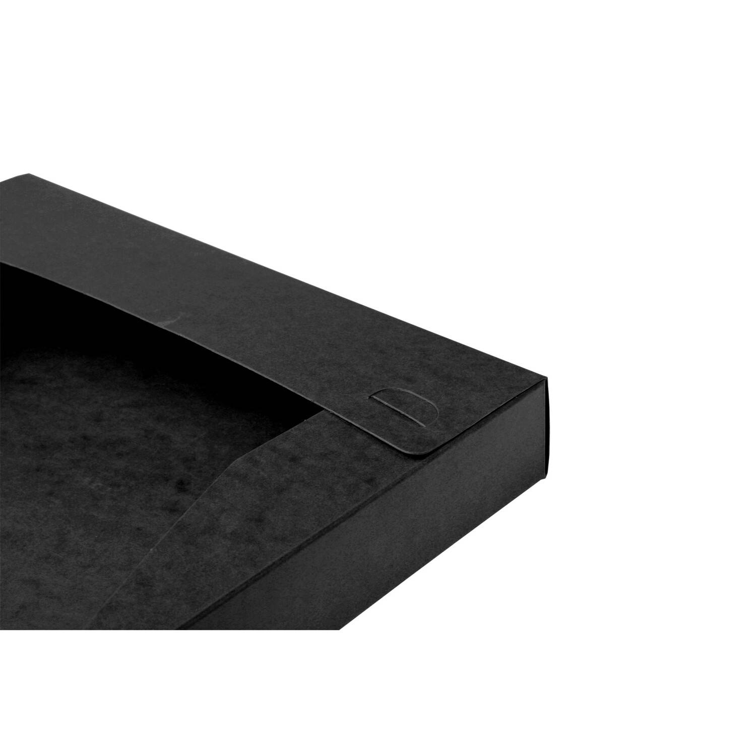 Dokumentenbox A4 Manila Karton schwarz 40 mm-2