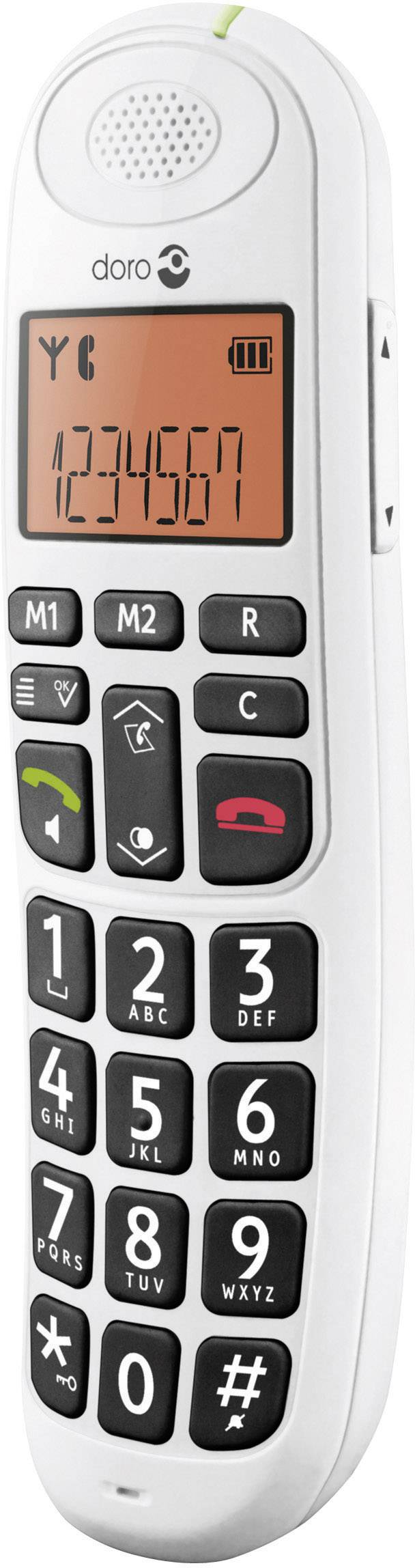 DORO PhoneEasy 100w - Schnurlostelefon mit Rufnummernanzeige-1