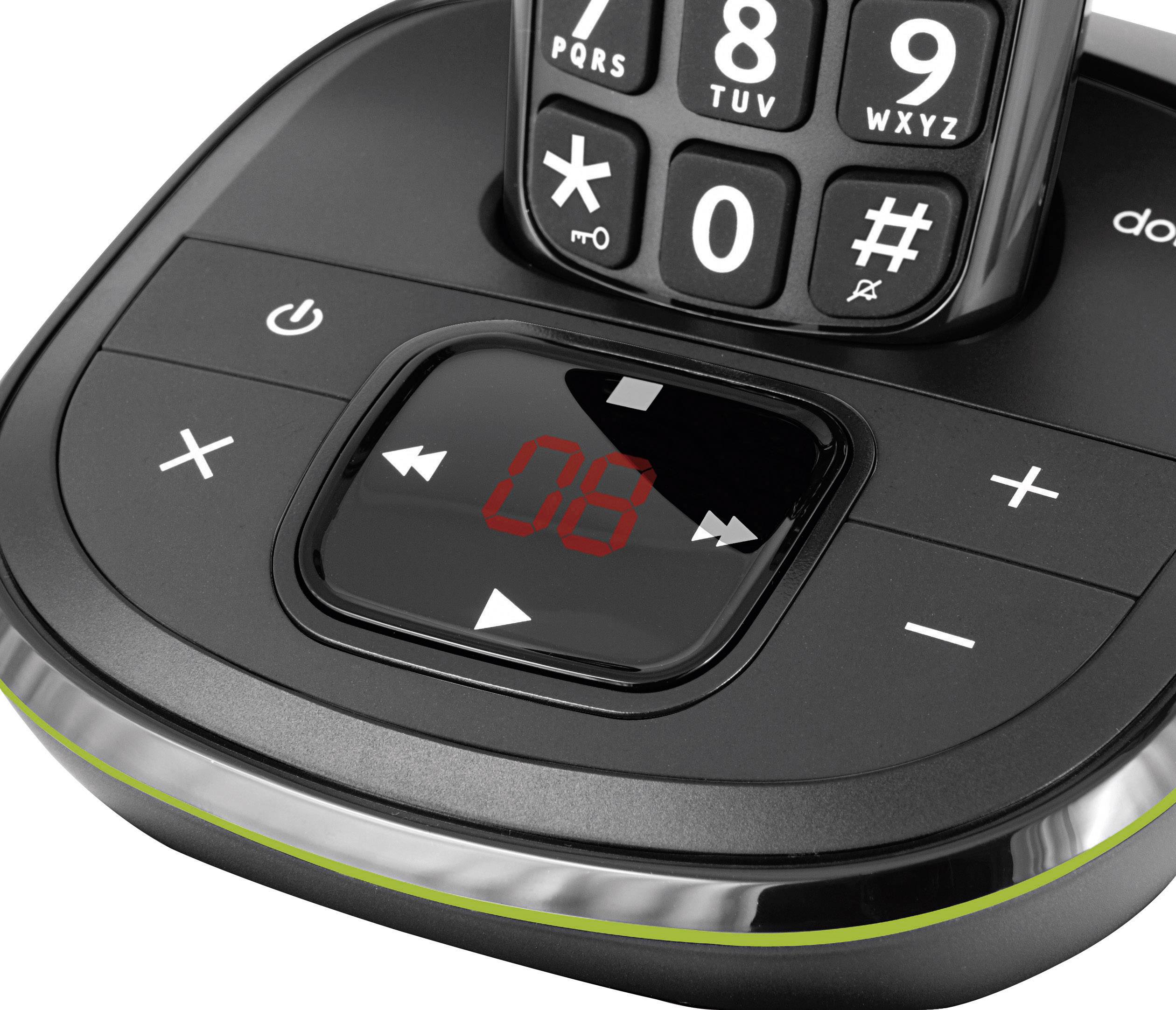 DORO PhoneEasy 105wr - Schnurlostelefon - Anrufbeantworter mit Rufnummernanzeige-1