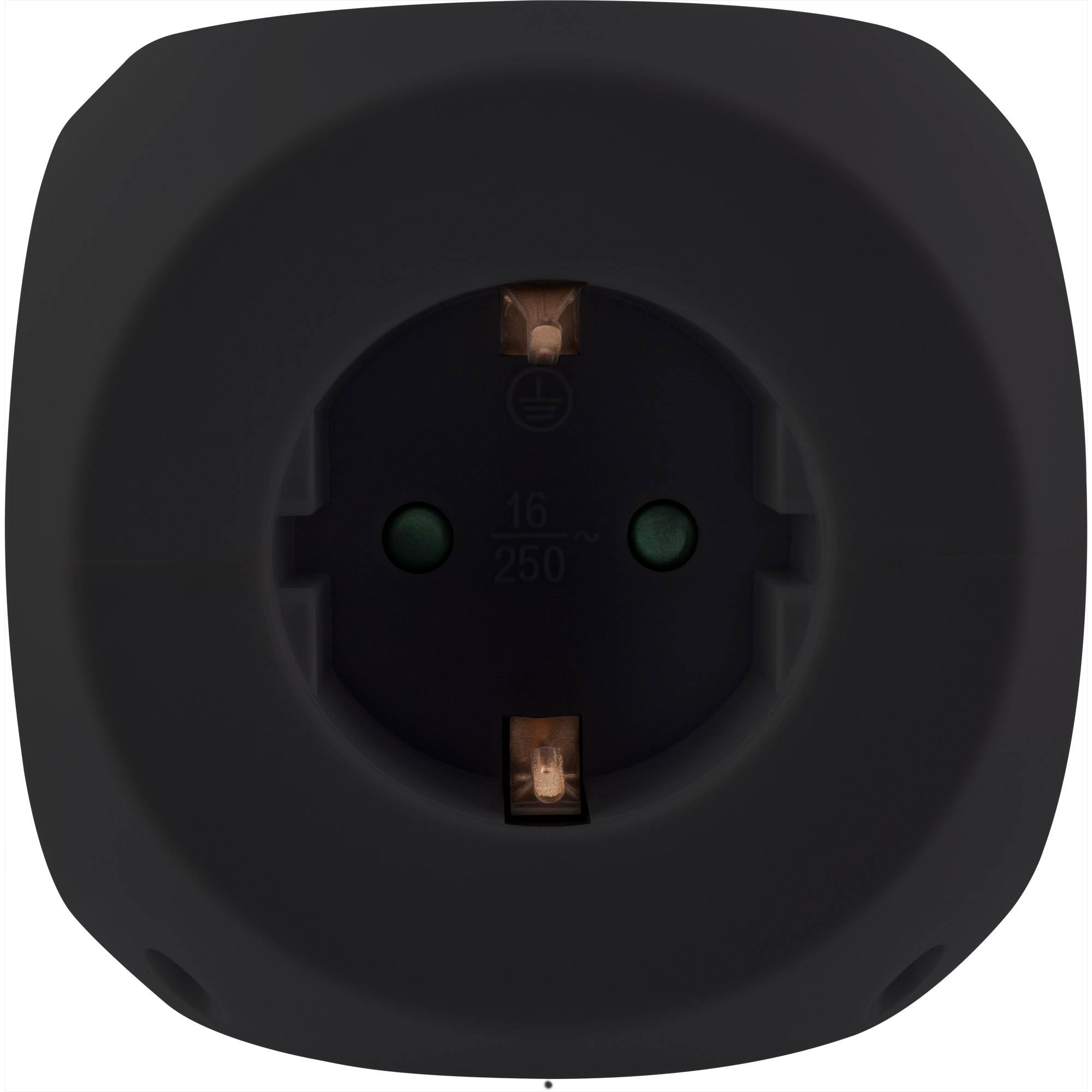 INLINE - Charging Cube - 3x Schutzkontakt - 2x USB-C - 2x USB-A - schwarz - 2m-3