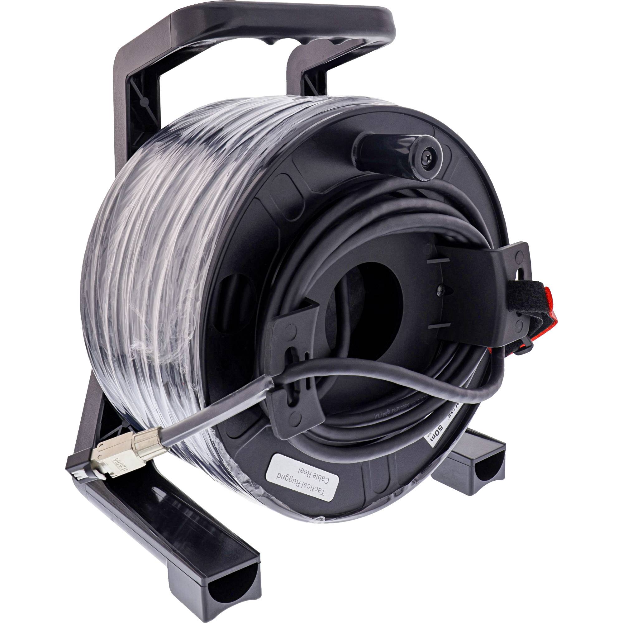 INLINE - Netzwerk-Kabeltrommel IP67 Outdoor PUR - Cat.6A S/FTP - 50m-0