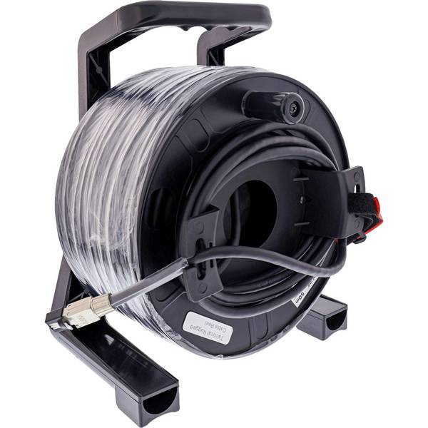 INLINE - Netzwerk-Kabeltrommel IP67 Outdoor PUR - Cat.6A S/FTP - 50m