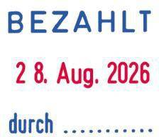 trodat Datumsstempel 77960 41x24mm selbstfärbend blau/rot-2