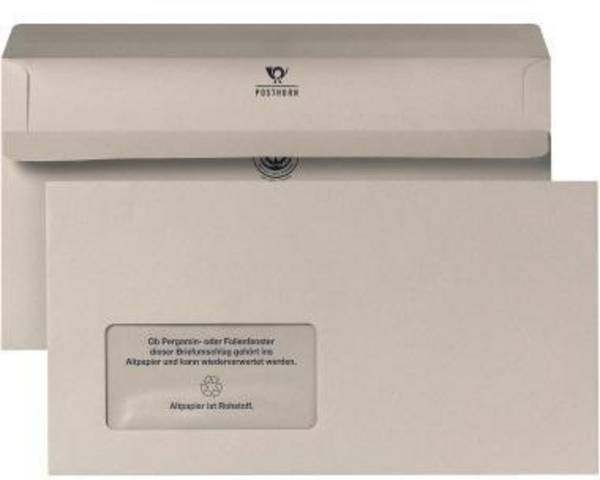 POSTHORN Briefumschlag 02239481 125x235mm mF sk RC gr 1000 St./Pa