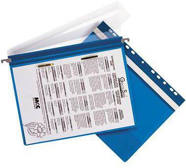 DURABLE Hängehefter Economy 256106 DIN A4 Universallochung blau-2