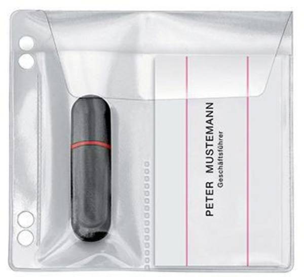 Veloflex USB Stick-Hülle 4377010 10x10cm PVC gk 5 St./Pack.