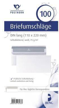 POSTHORN Briefumschlag 01220617 DL oF sk 75g ws 100 St./Pack.-0