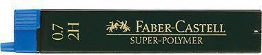 Faber-Castell Feinmine SUPER POLYMER 120712 2H 0,7mm 12 St./Pack-0