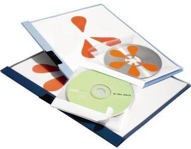 DURABLE CD/DVD Hülle FIX 521019 160x241x6,5mm PP tr 10 St./Pack-0