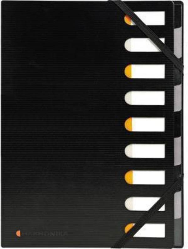 Exacompta Ordnungsmappe Exactive 55334E 9Fächer schwwarz