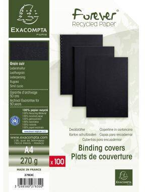 Exacompta Einbanddeckel Evercover 2783C A4 schwarz 100St.-0