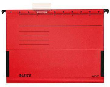 Leitz Hängetasche ALPHA 19860025 A4 Karton rot 25 St./Pack.-0