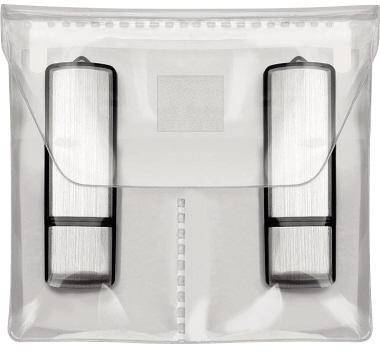 Veloflex USB Stick-Hülle 2256010 10x10cm PP transparent 5 St./Pack-0