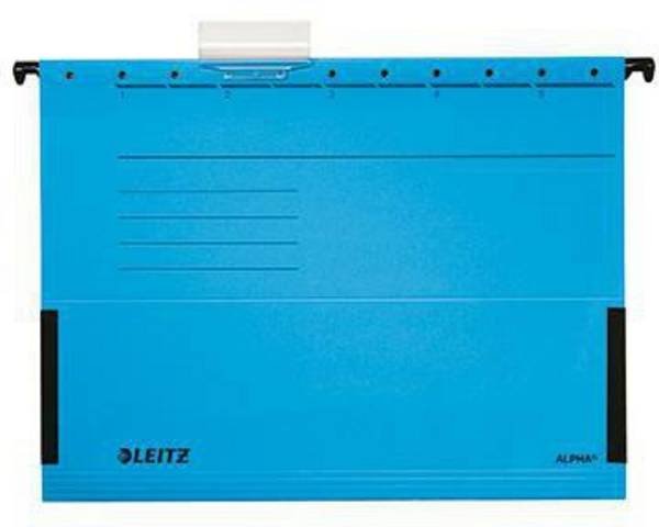 Leitz Hängetasche ALPHA 19860035 A4 Karton blau 25 St./Pack.