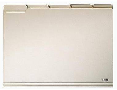 Leitz Einstellmappe 24340011 DIN A4 230g Karton chamois 100 St./Pack.-0