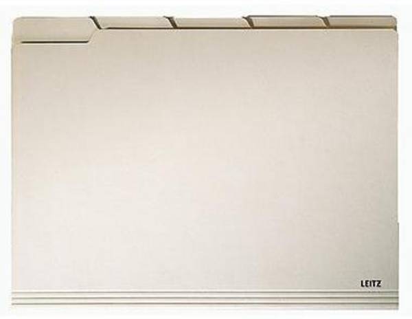 Leitz Einstellmappe 24340011 DIN A4 230g Karton chamois 100 St./Pack.