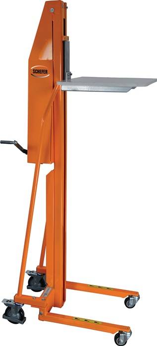 Materialheber m.Kunststoff-Plattform Hubh.1500mm PU-Bereifung Trgf.200kg-0