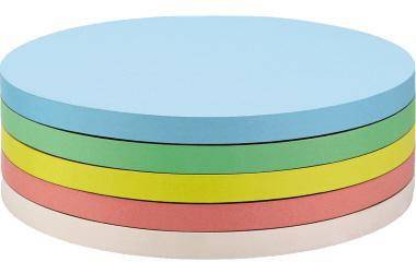 magnetoplan Moderationskarte 111151790 sk rd 140mm sort. 250St.-0