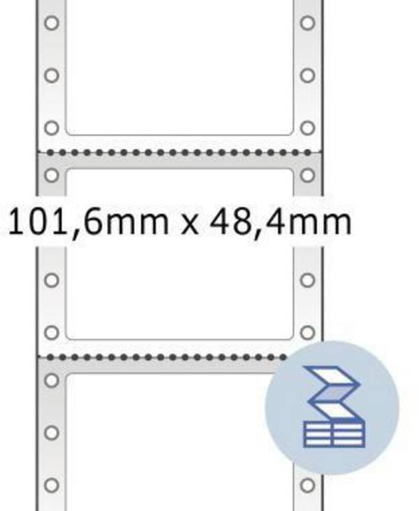 HERMA Etikett 8113 101,6x48,4mm weiß 3.000 St./Pack.