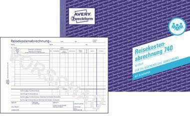 Avery Zweckform Reisekostenabrechnung 740 DIN A5-0