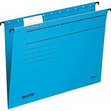 Leitz Hängemappe ALPHA 19850035 A4 oben/seitl. offen blau 25 St./Pack.-0
