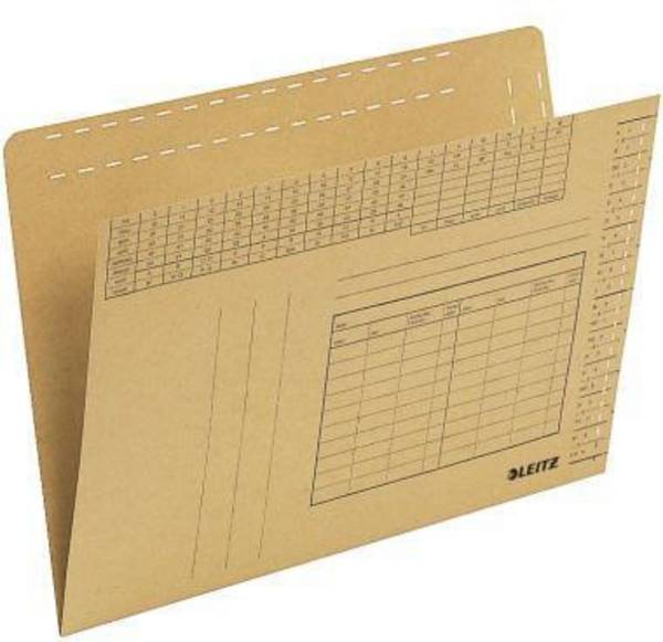 Leitz Einstellmappe 24300000 DIN A4 250g Karton br 100 St./Pack.