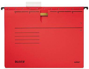 Leitz Hängehefter ALPHA 19840025 A4 kfm. Heftung rot 25 St./Pack.-0
